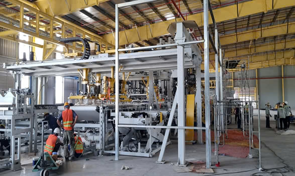 LẮP ĐẶT HOÀN THIỆN DÂY CHUYỀN VÁN ÉP GỖ MELAMINLINE 1